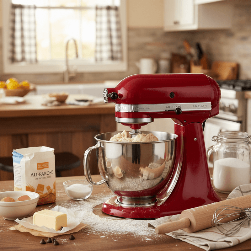 Illustration: KitchenAid Artisan stand mixer